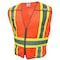 Ge Orange 5 POINT Breakaway Safety Vest, 5 Pockets XL GV084OXL - alternate 1